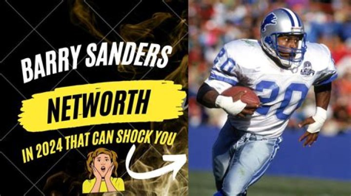 Barry Sanders Net: The Life, Legacy, and Financial Success of a Football Icon