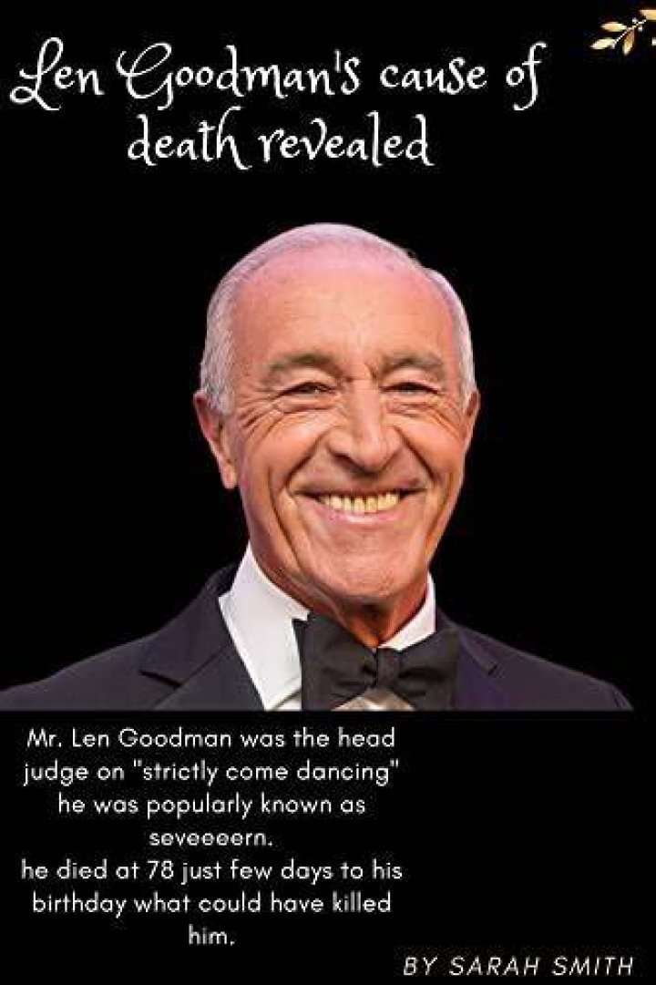 Find the Latest News: Len Goodman's Cause of Death