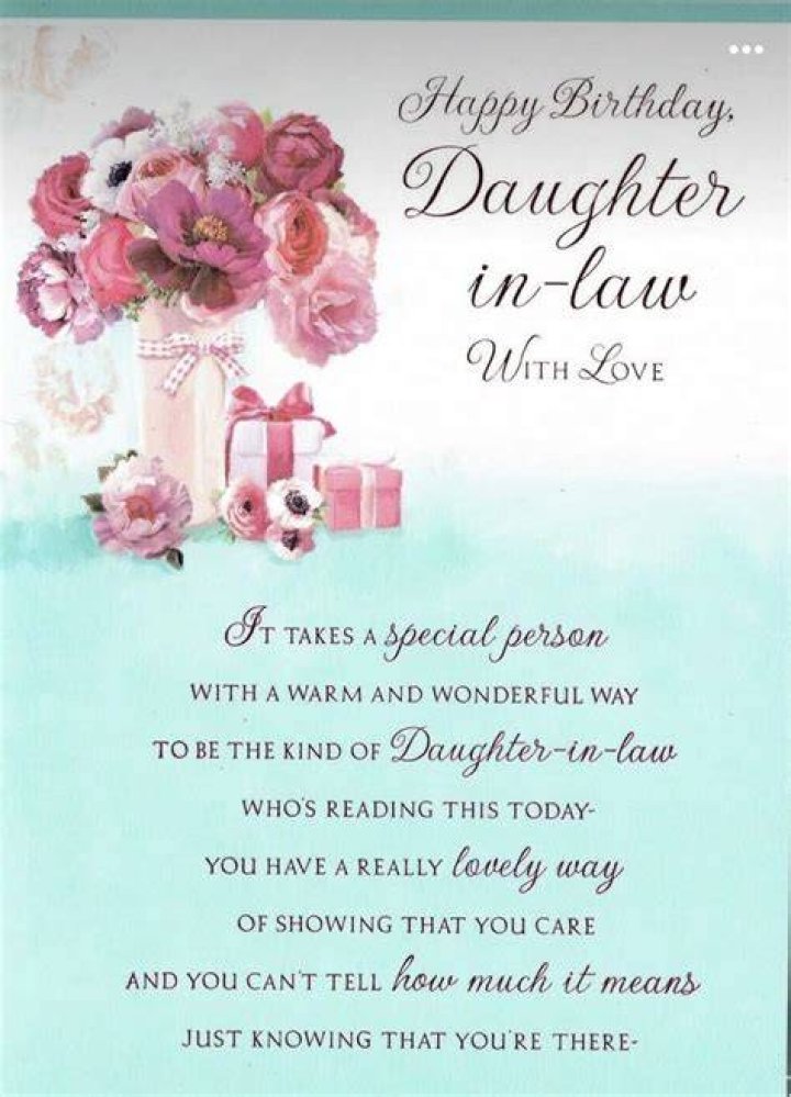 Happy Birthday Daughter-in-Law: Celebrating Her Special Day with Love and Joy