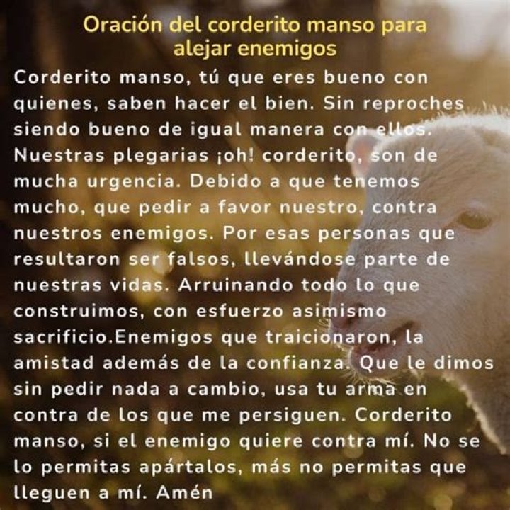Oracion de Corderito Manzo: A Deep Dive into Tradition and Meaning