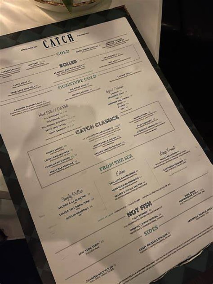 Unveiling the Exquisite Catch Las Vegas Menu: A Culinary Journey
